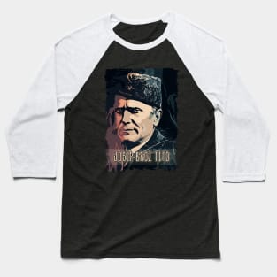 Josip Broz Tito the President of Yugoslavia SFRJ Abstract Color illustration Baseball T-Shirt